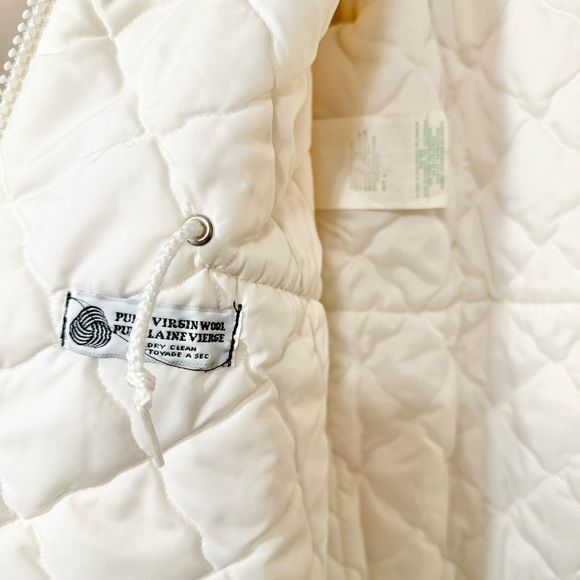 Vintage Northern Sun Virgin Wool Hood Parka Embroidered Alaska Hunt Otter Husky - Picture 11 of 16